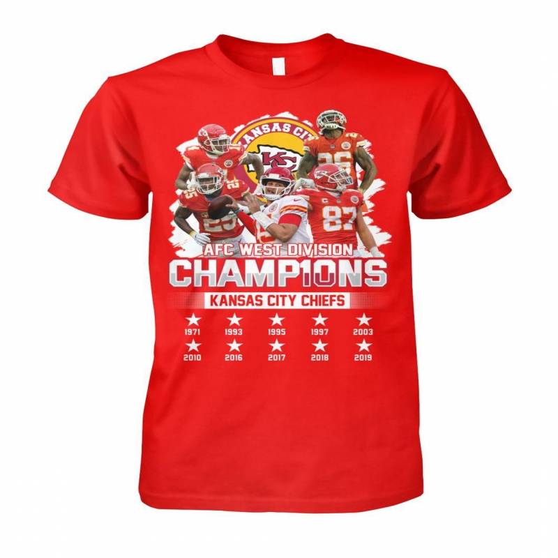 Kansas City Chiefs Football Afc Champions 2019 Men And Women T Shirt S-5Xl