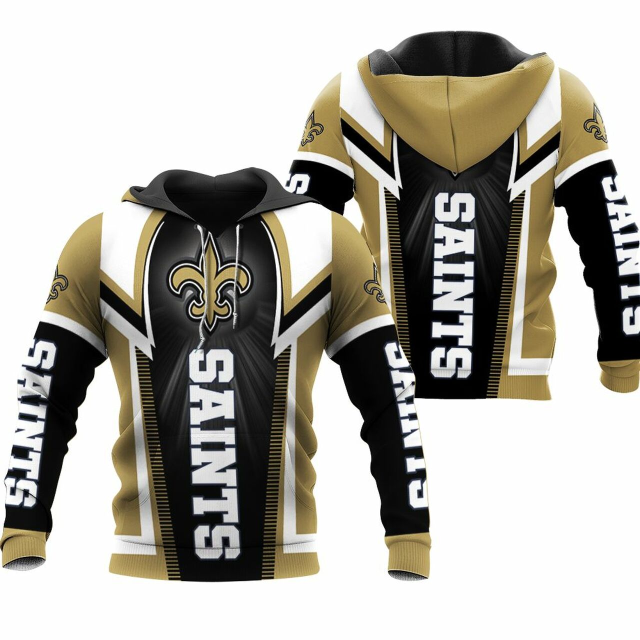 New Orleans Saints For Fan 3D Hoodie Sweater Tshirt Model 4800