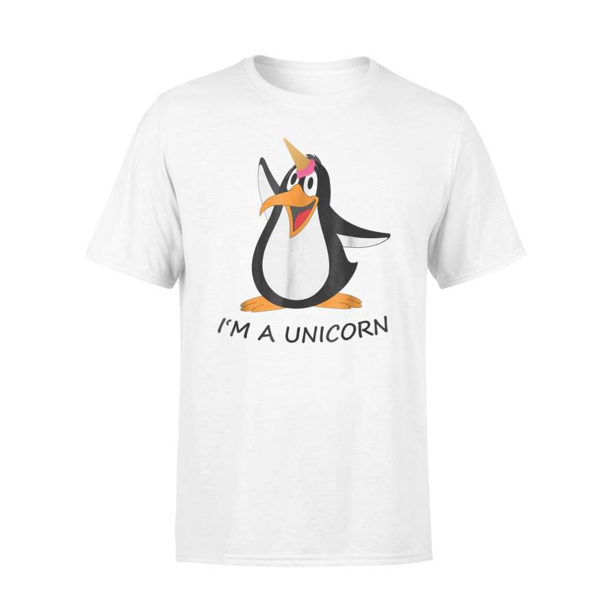 I’m a Unicorn – Funny Penguin With Icecream Horn T Shirt