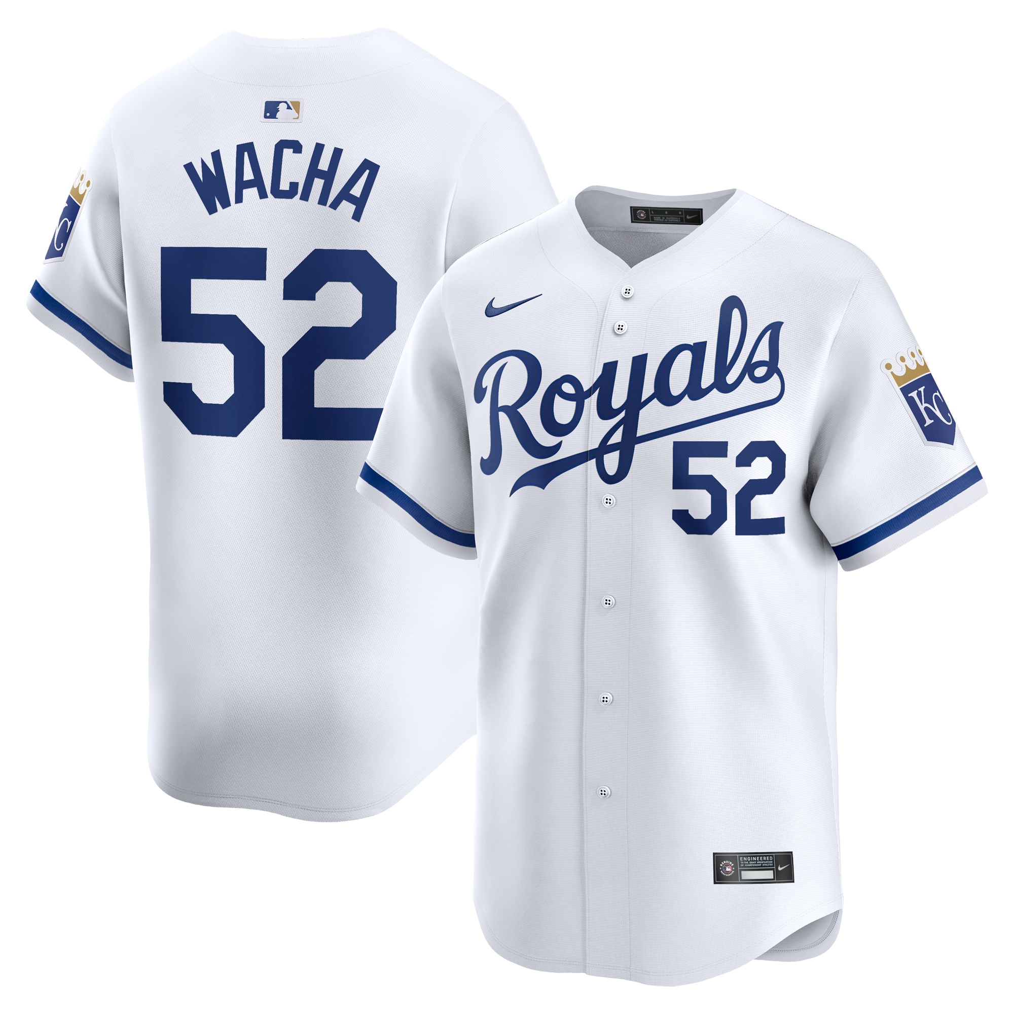 Michael Wacha Kansas City Royals Home Limited Player Jersey – White