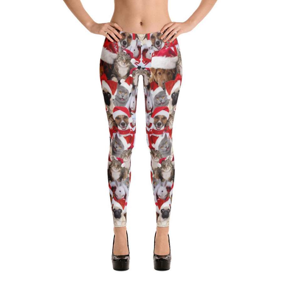 Xmas For Multi Animals Leggings