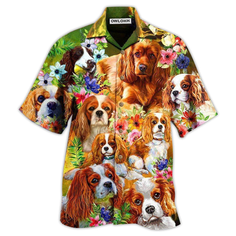 Cavalier King Charles Spaniel Dog The Best Therapy Has Fur And Four Legs Hawaii Shirt Ha93277