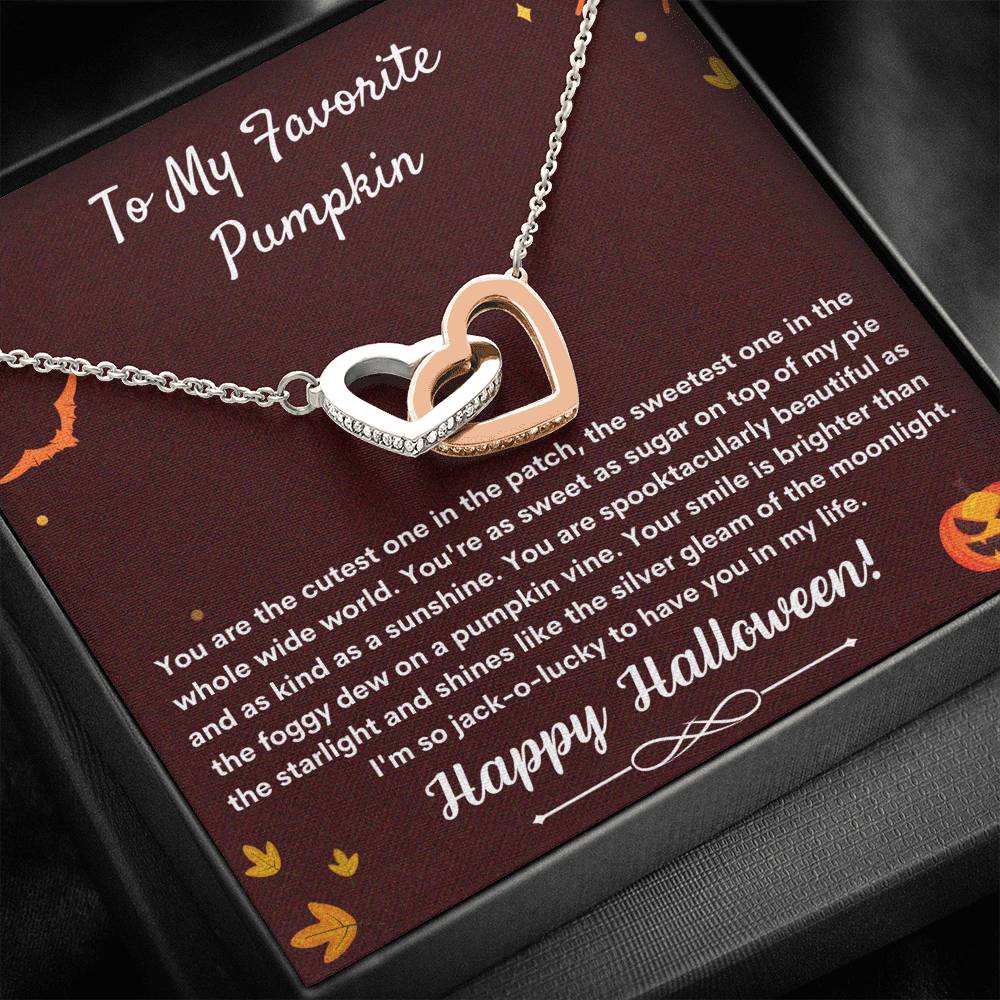 To My Favorite Pumpkin – Happy Halloween – Necklace
