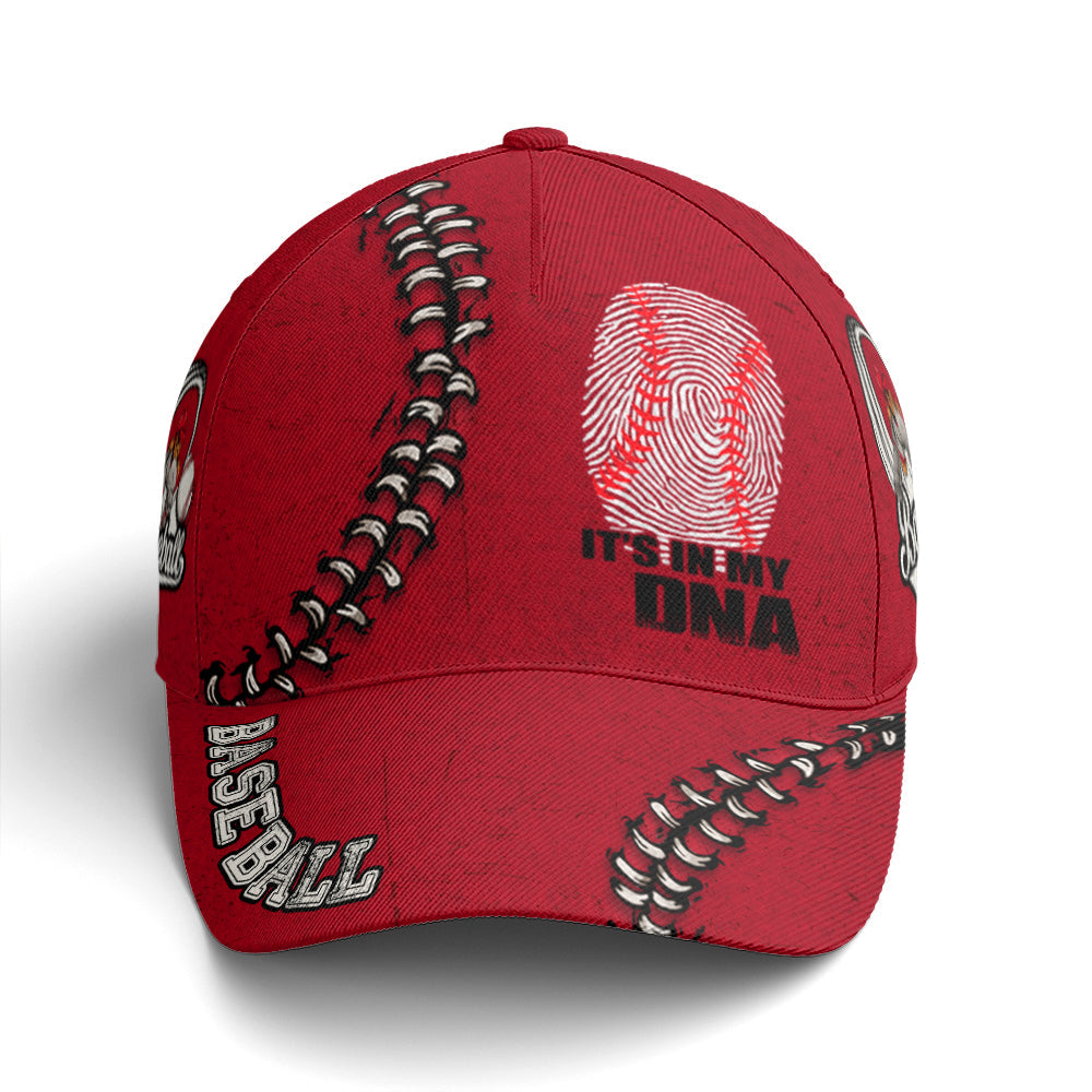 Red Cap It Is In My Dna For Baseball Lovers Coolspod