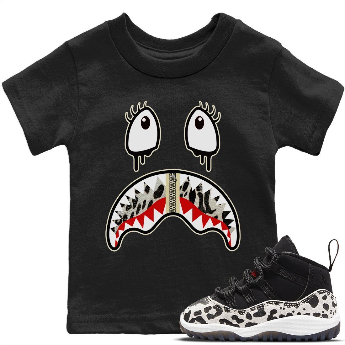 Shark Face T-Shirt – Air Jordan 11 Animal Instinct Baby & Youth