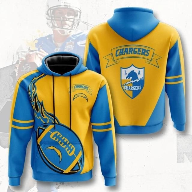 Los Angeles Rams Flame Ball 43 Unisex 3D Hoodie Gift For Fans