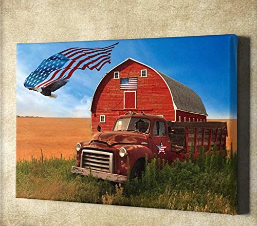 Poster-God Bless America Posters Hhs80- Command Strips Wall Decor -Poster for Room Aesthetic