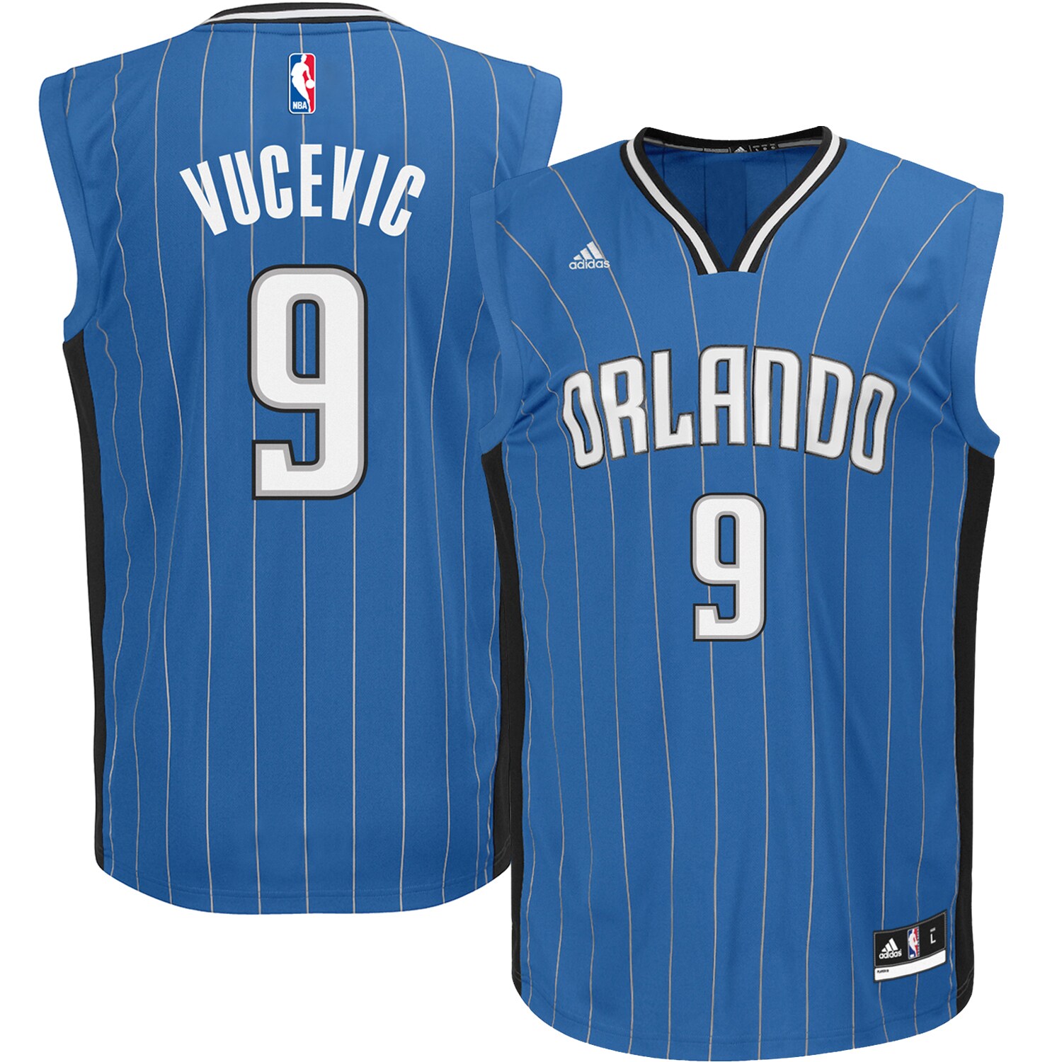 Nikola Vucevic Orlando Magic adidas Road Jersey – Royal Blue –