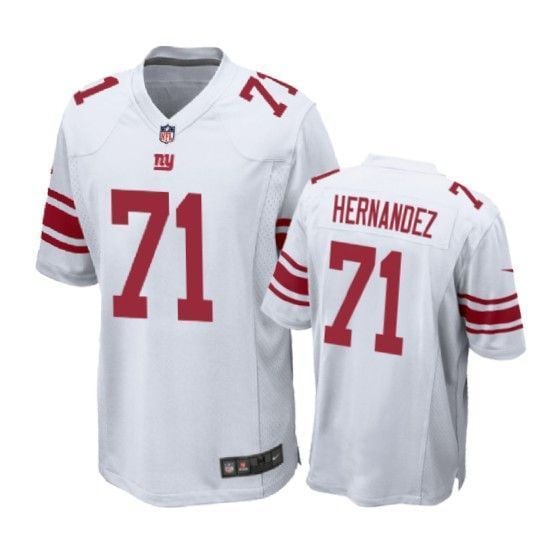 New York Giants Will Hernandez Game White Mens Jersey