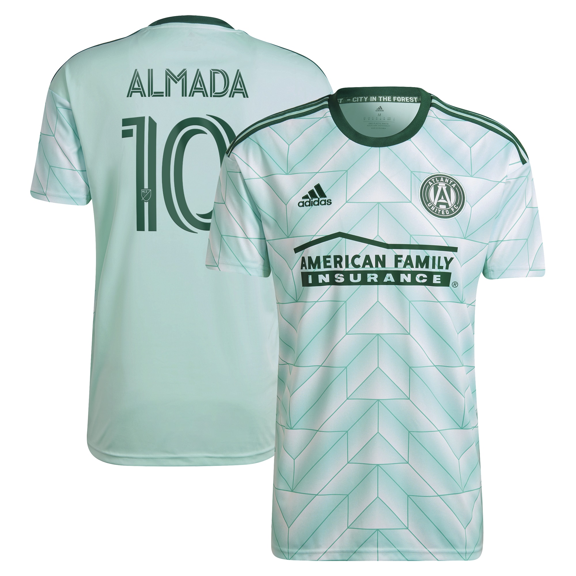 Thiago Almada Atlanta United FC 2023 The Forest Kit Replica Jersey – Mint