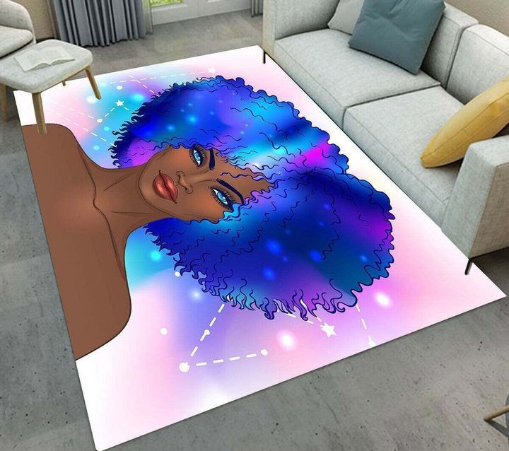 African American Girl Galaxy Rug JJPCEC HNHHBN