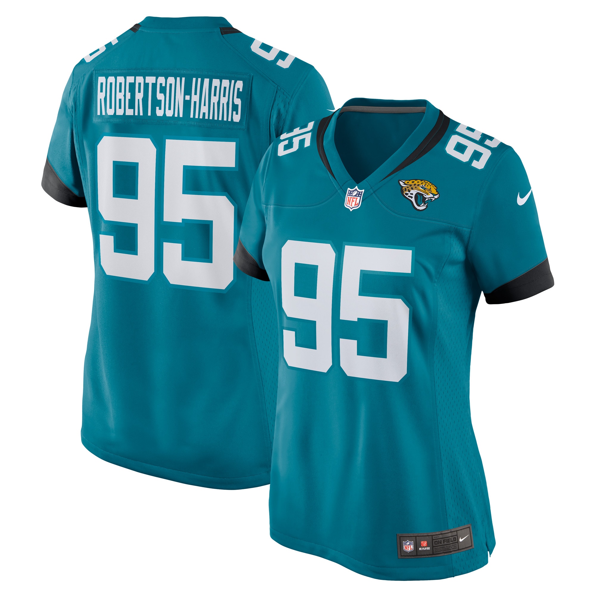 Roy Robertson-Harris Jacksonville Jaguars Women's Game Jersey – Teal