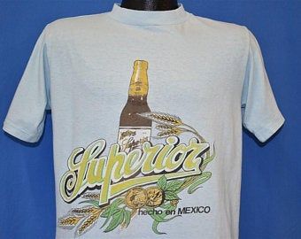 70s Superior Cereveza Mexican Beer T-shirt 9054