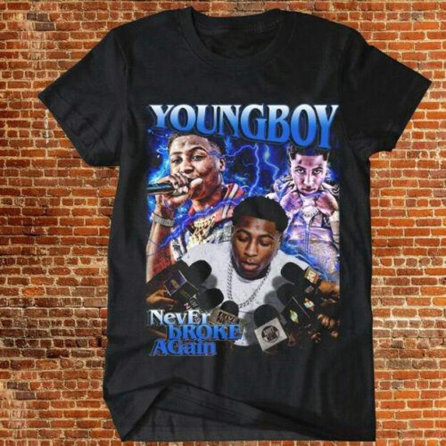 Youngboy Never Broke Again T-shirt Young Boy Rap Hip Hop R&b Tee