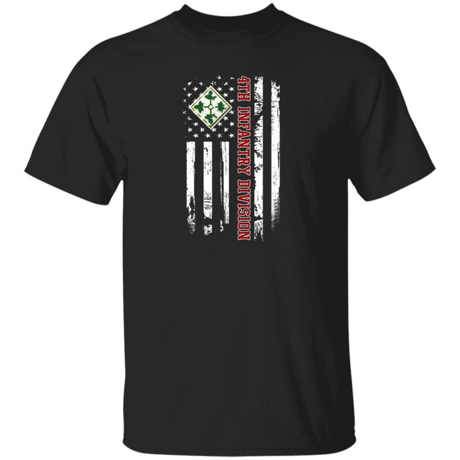 4th Infantry Division Veteran American Flag Tshirt Veterans Day Christmas Gift Mug