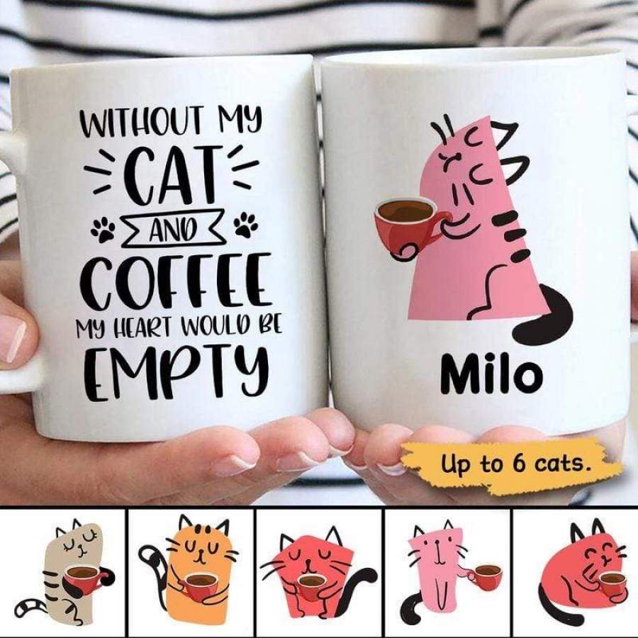 Without My Cat And Coffee Personalized Mug