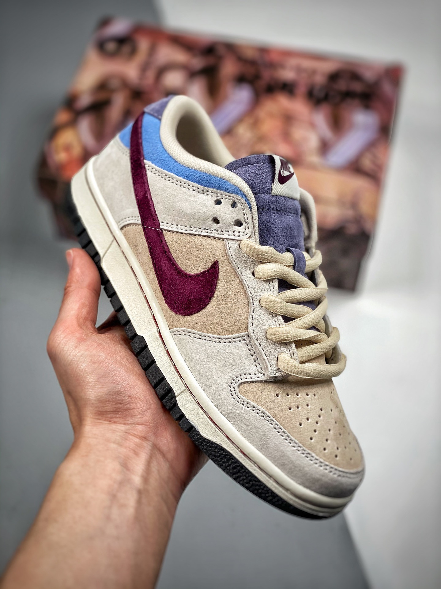 Nike Dunk Low White Grey Brown 5339216