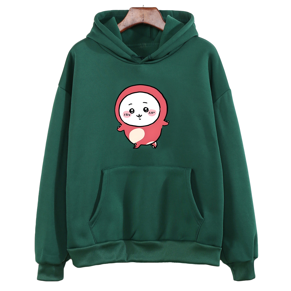 Cartoon Chiikawa Merch Hoodie Women/Men Harajuku Sweatshirt Streetwear Hip Hop Casual Long Sleeve Pullovers Kawaii Girls Hoodies alx