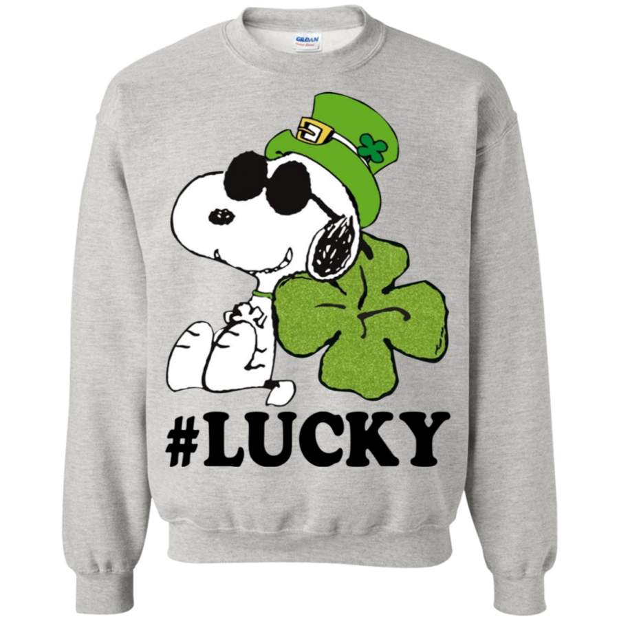 Peanuts Lucky Snoopy St. Patrick'S Day Sweatshirt Fashion24Hs
