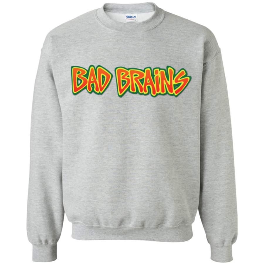 AGR Bad Brains Logo Crewneck Pullover Sweatshirt