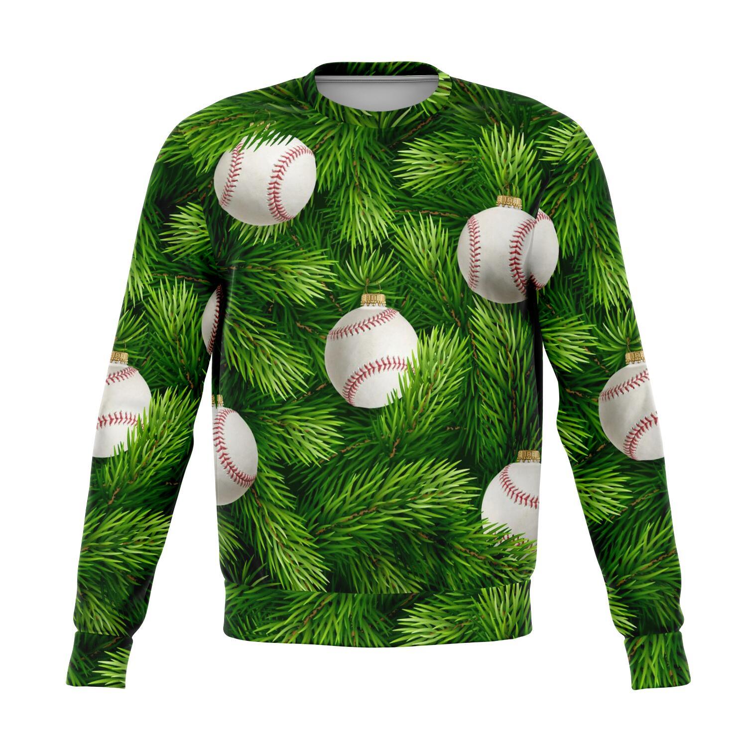 Baseball Tree Ugly Sweater