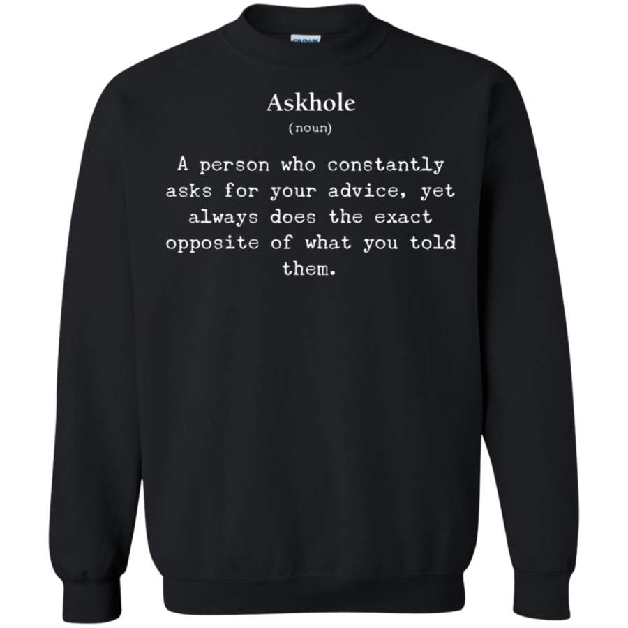 AGR The Definition Of Askhole Sweatshirt