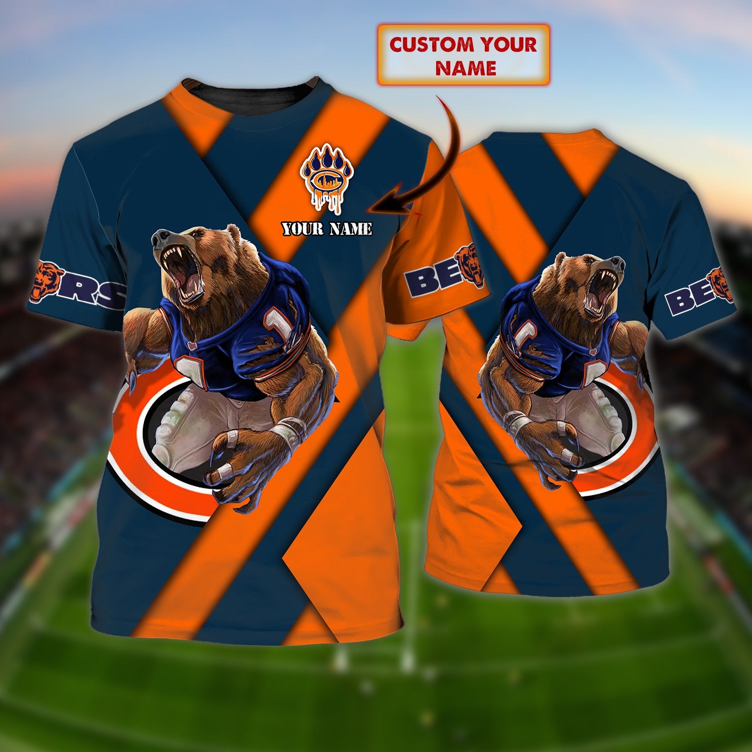 Chicago Bears – Personalized Tshirt – Nvc97 – 177