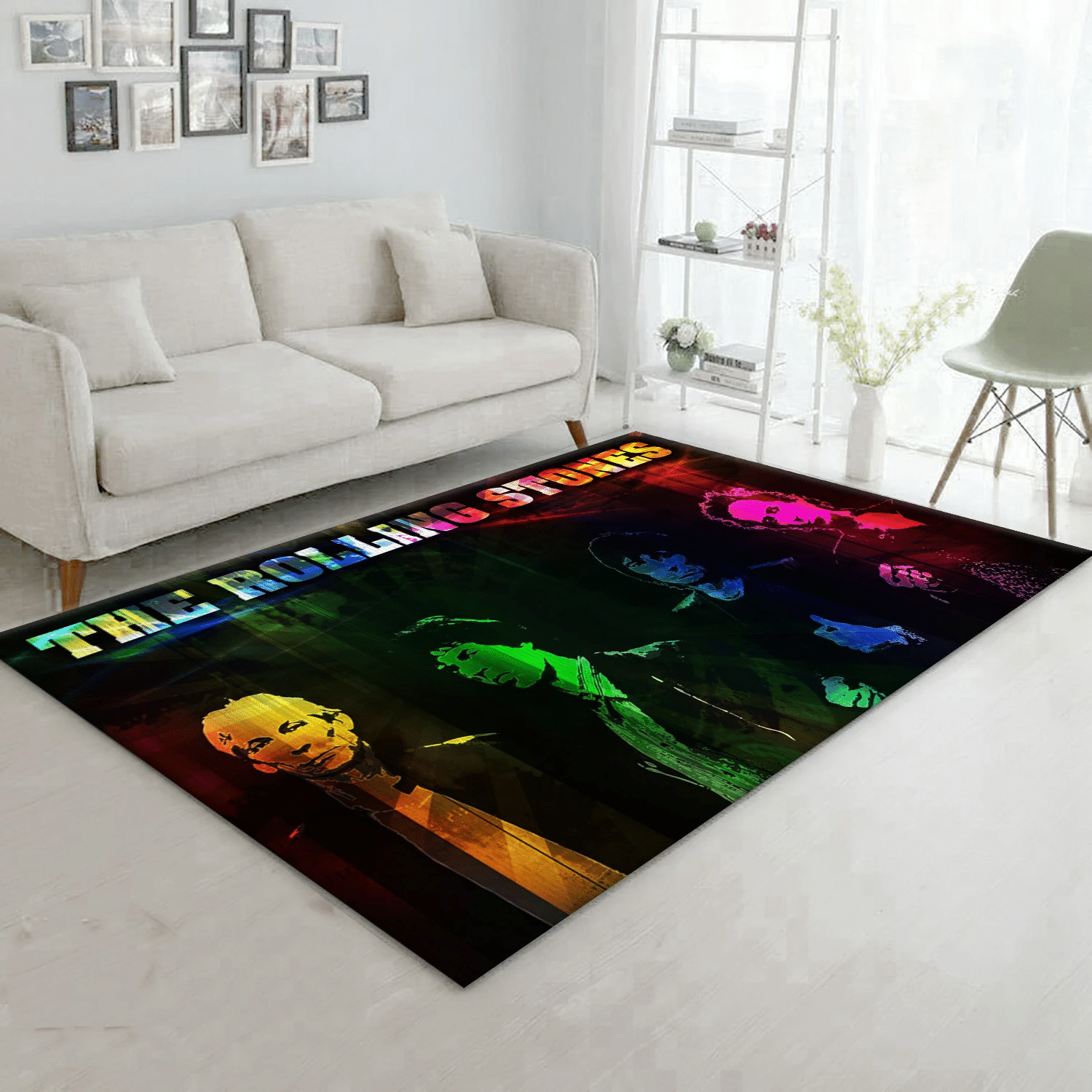 The Rolling Stones Band Area Rug, Living Room  Rug – Family Gift Us Decor