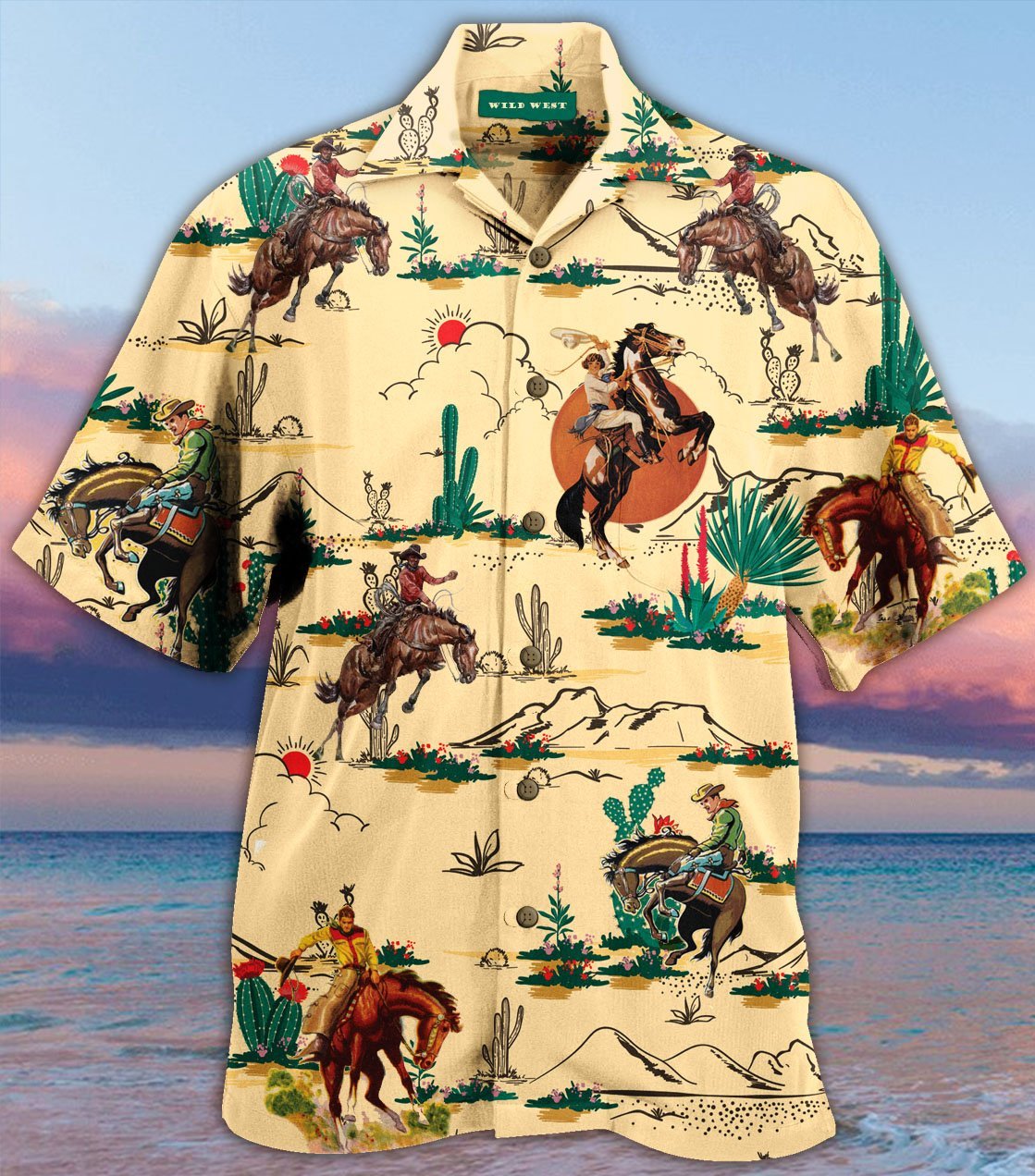 Cowboy Hawaii Shirt Ha48840