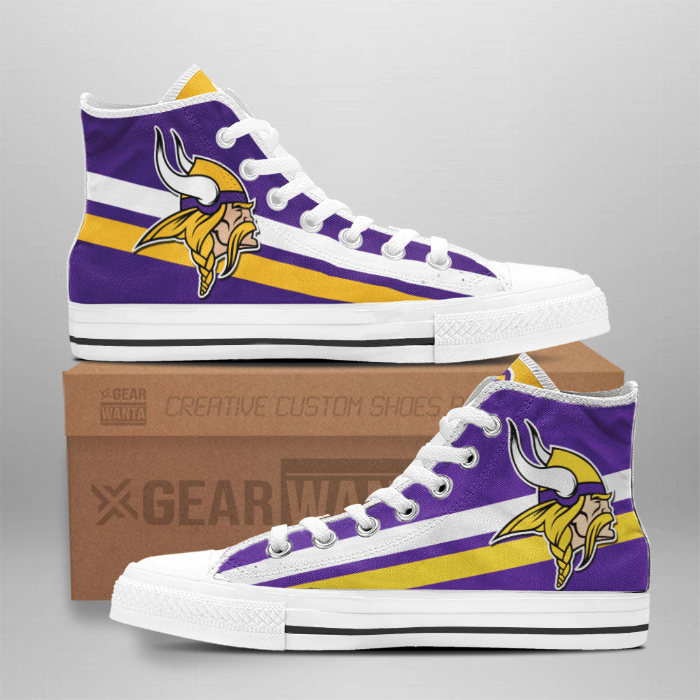 Minnesota Vikings Shoes Custom High Top Sneakers