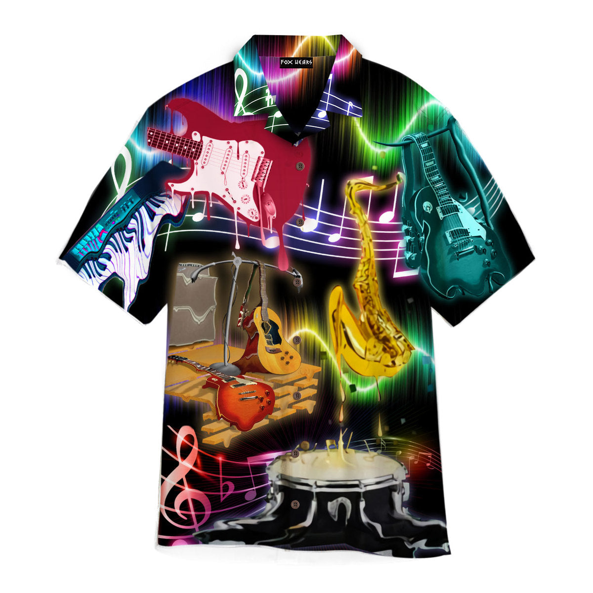 Musical Instruments Aloha Hawaii Shirts For Men Women Ha18677