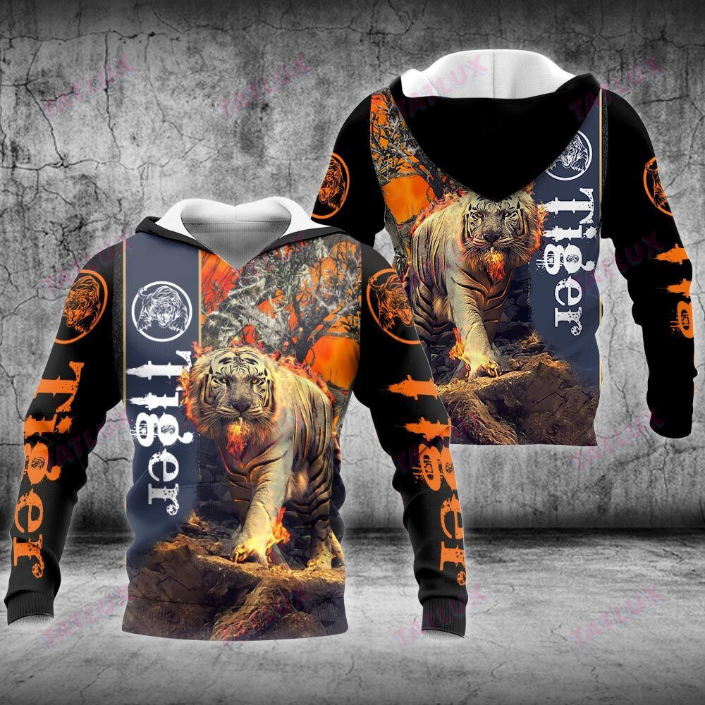 Wild Animal Tiger 3D All Over Printed Shirt, Sweatshirt, Hoodie, Bomber Jacket Size S – 5Xl