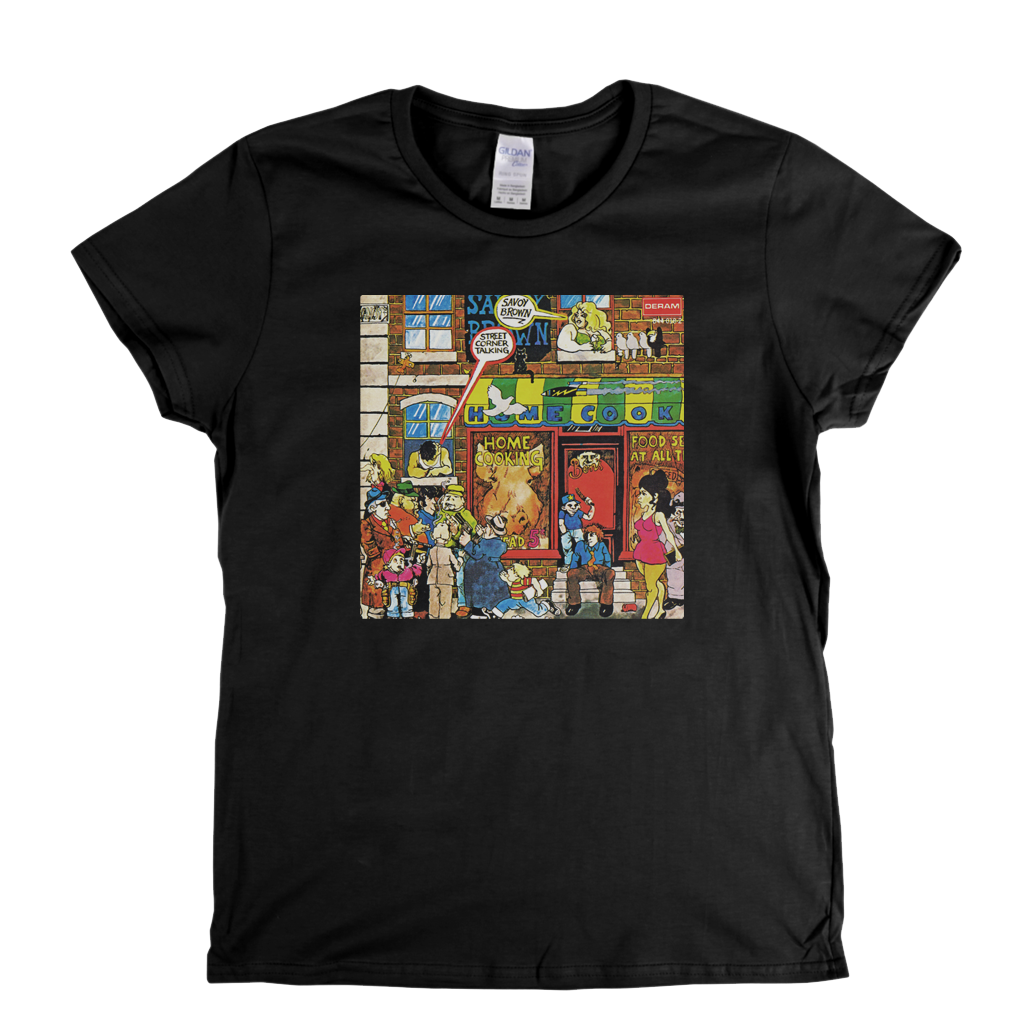 Savoy Brown Street Corner Talking Womens T-Shirt