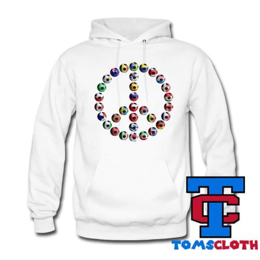 World Game 2018 Peace Symbol Hoodie