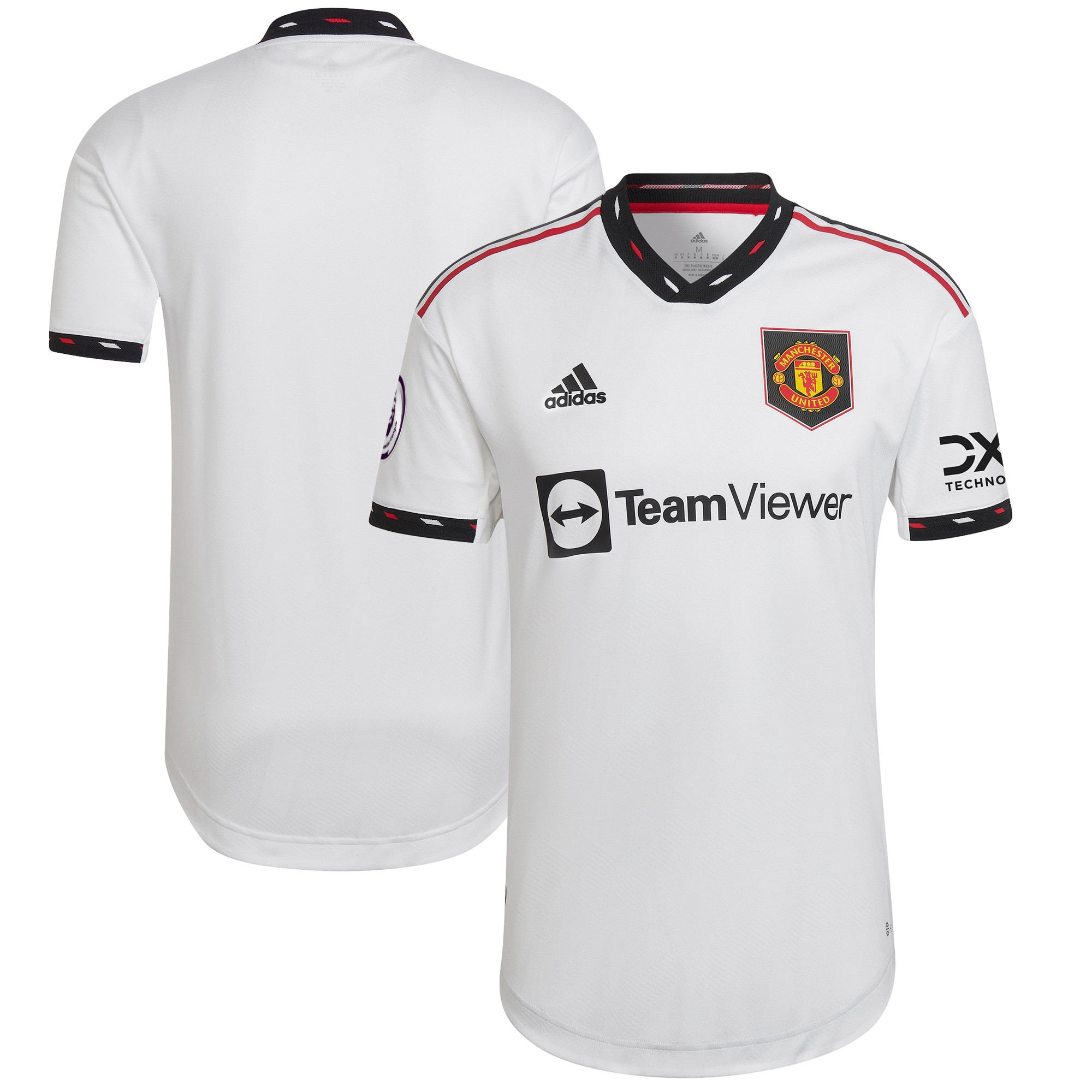 Manchester United 2022/23 Away Blank Authentic Jersey – White