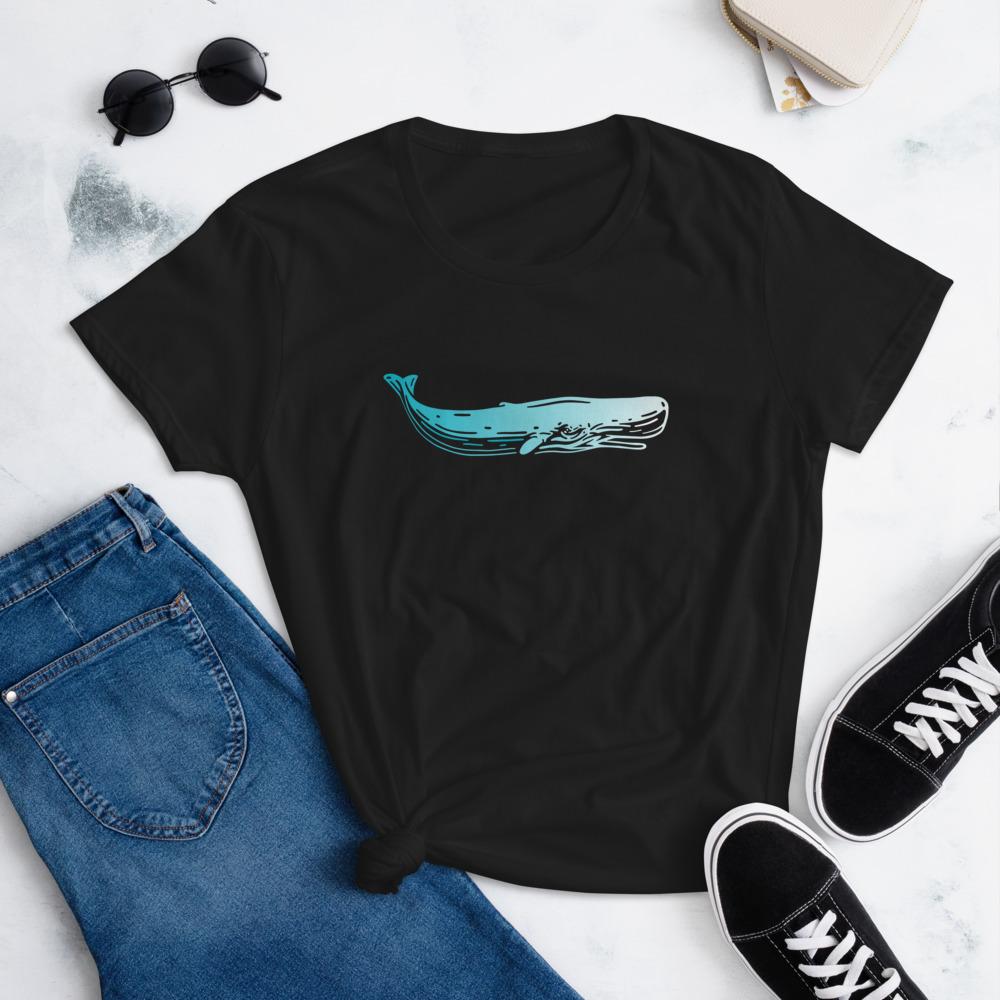 Sperm Whale Women’S Short Sleeve T-Shirt