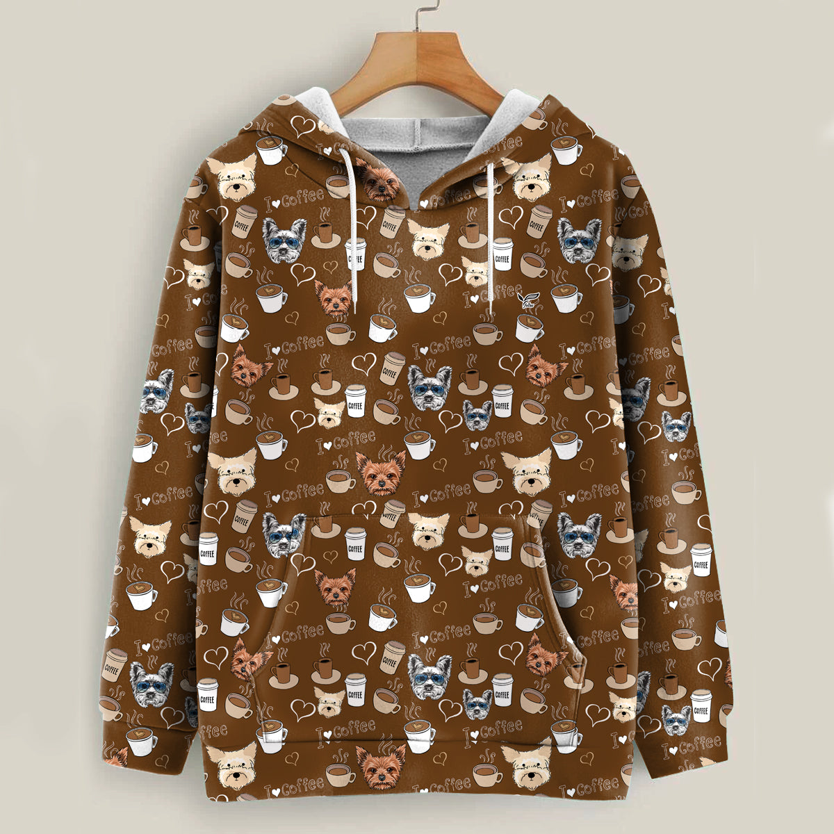 I Love Coffee And Yorkshire Terrier – Follus Hoodie
