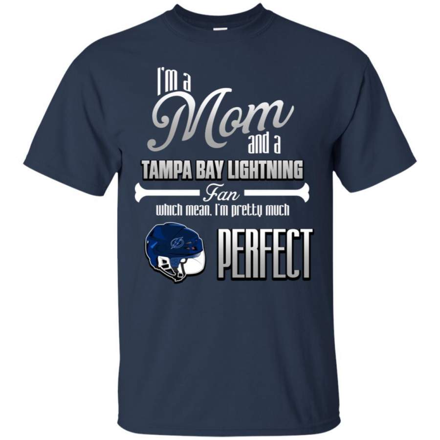 Cool Pretty Perfect Mom Fan Tampa Bay Lightning T Shirt