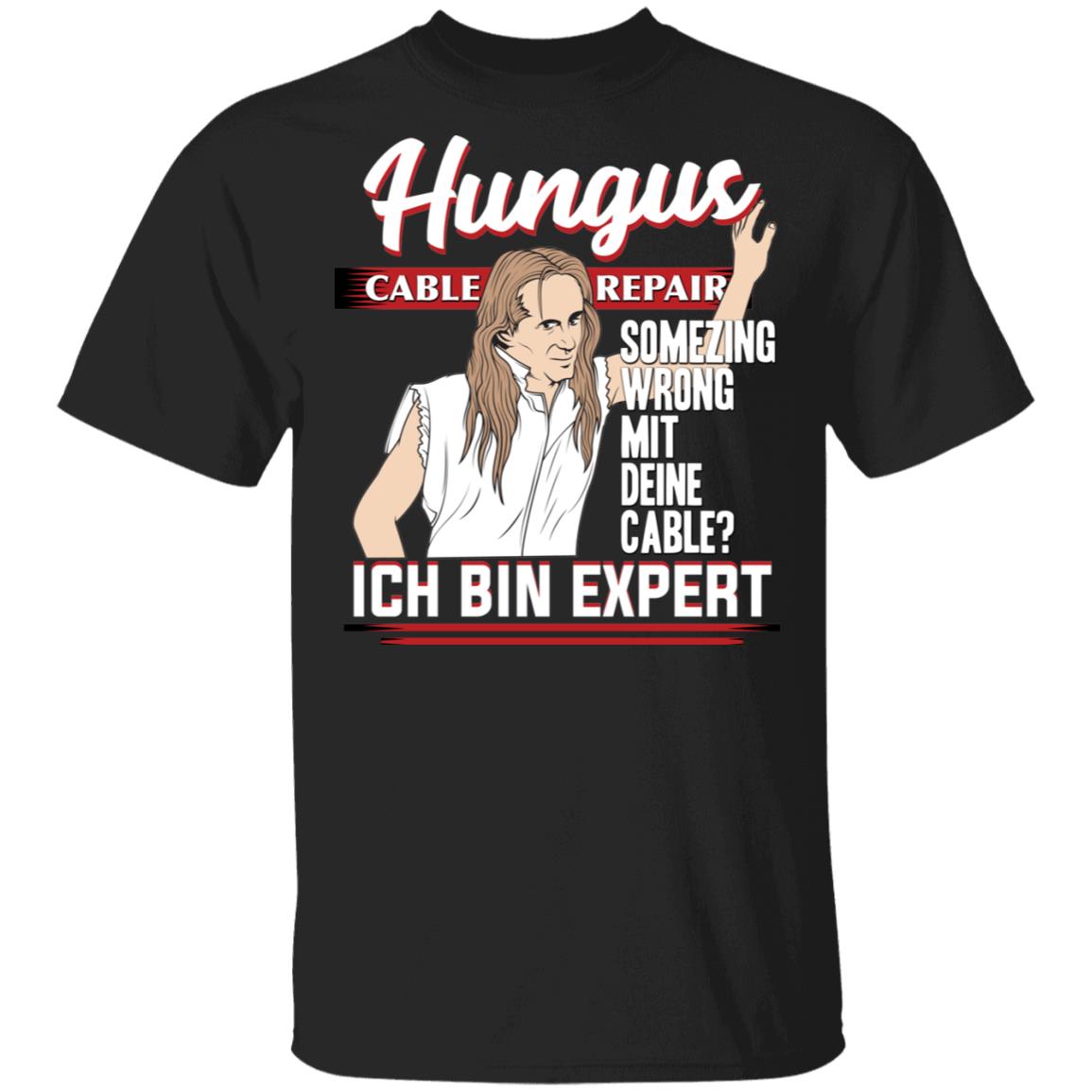 Hungus Cable Repair Cotton T-Shirt