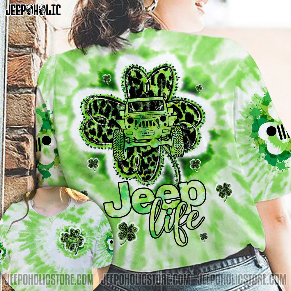 Jp Life Leopard Shamrock All Over Print – Tltr1101221Ki