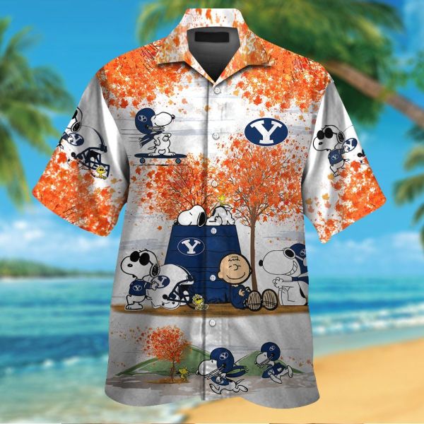Byu Cougars & Snoopy Hawaiian Shirt #2
