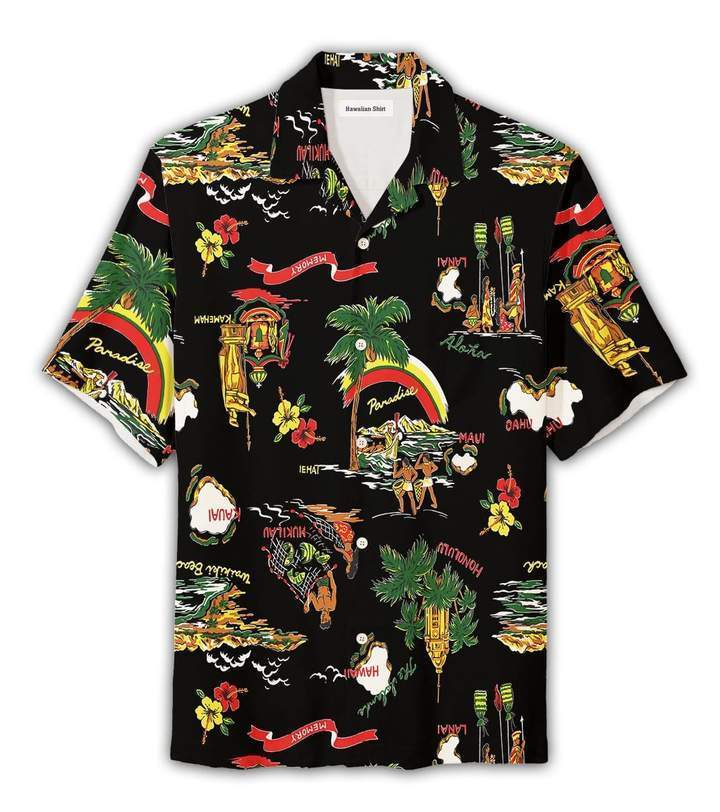 Paradise Wakiki Life Of Hawaiian Aloha Shirt For Men Women Ha103550