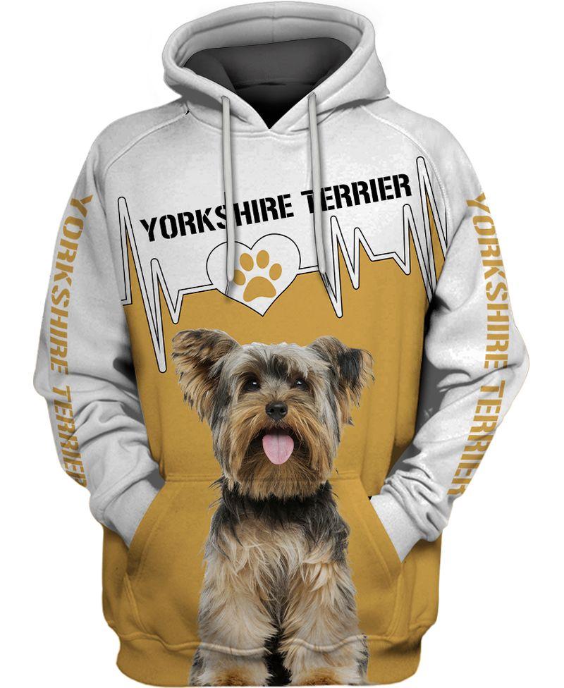 Dog House 3D Print Yorkshire Terrier  Adult Unisex
