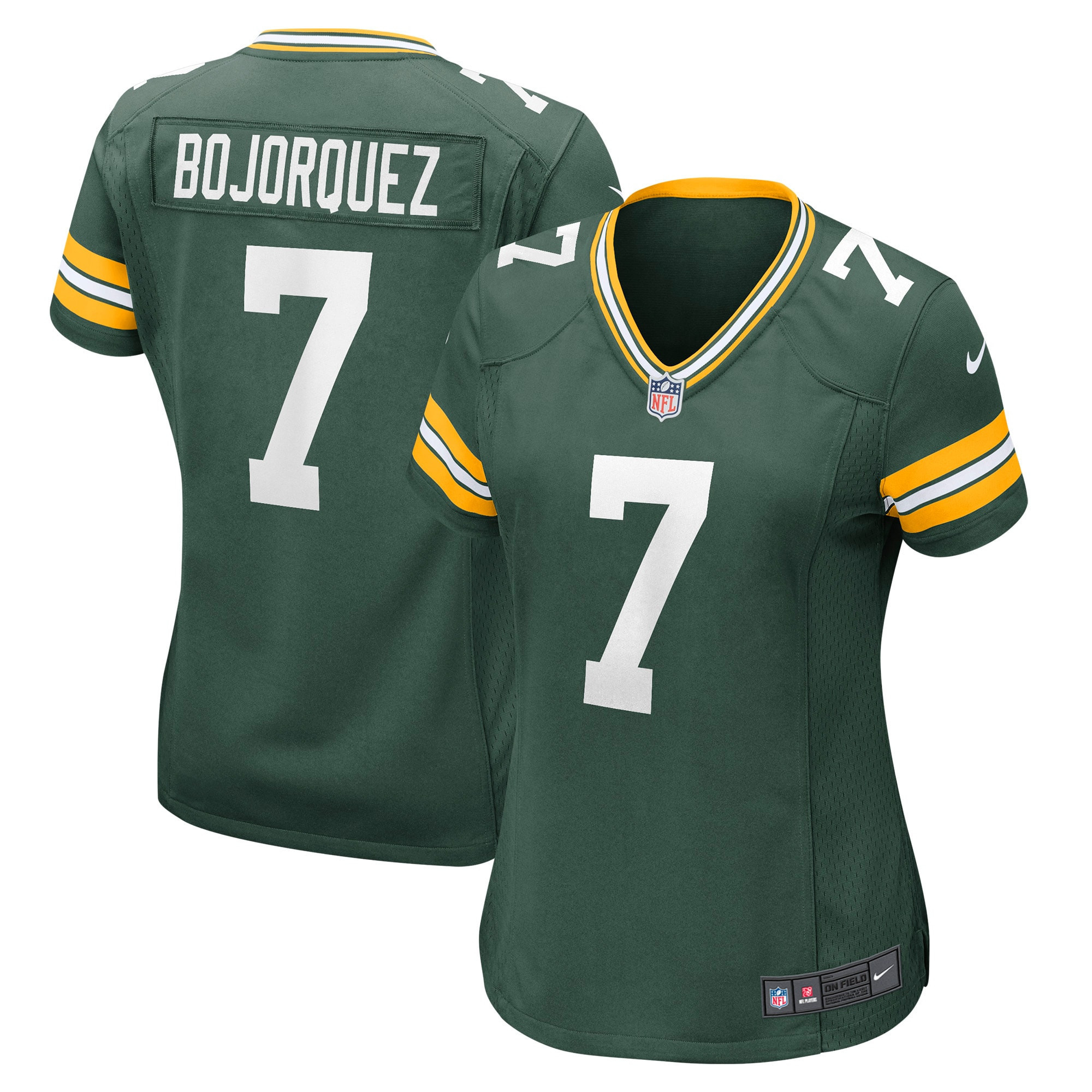 Corey Bojorquez Green Bay Packers Womens Game Jersey – Green NFL