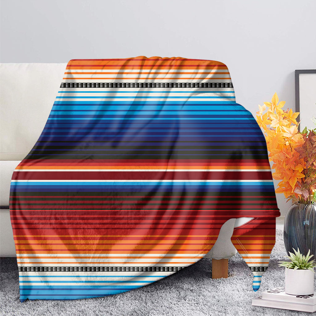 Tribal Mexican Blanket Pattern Print Blanket