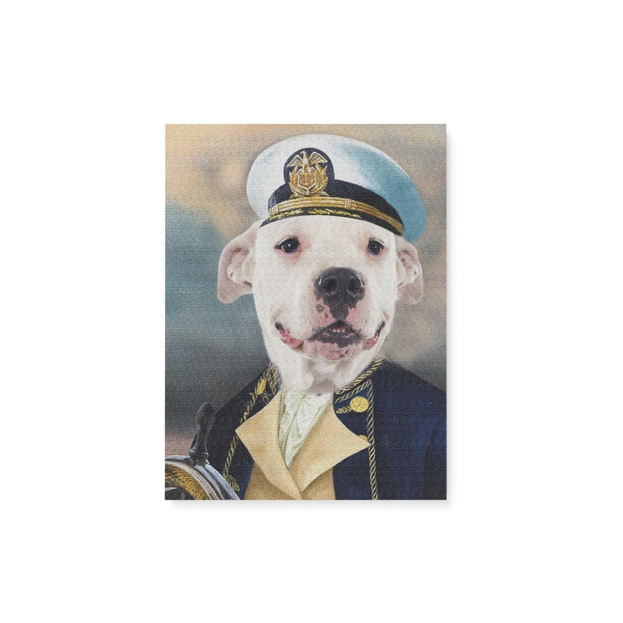 [Personalized Photo] Pet Portrait, The Sailor – Home Decor, Family Gift Canvas Prints