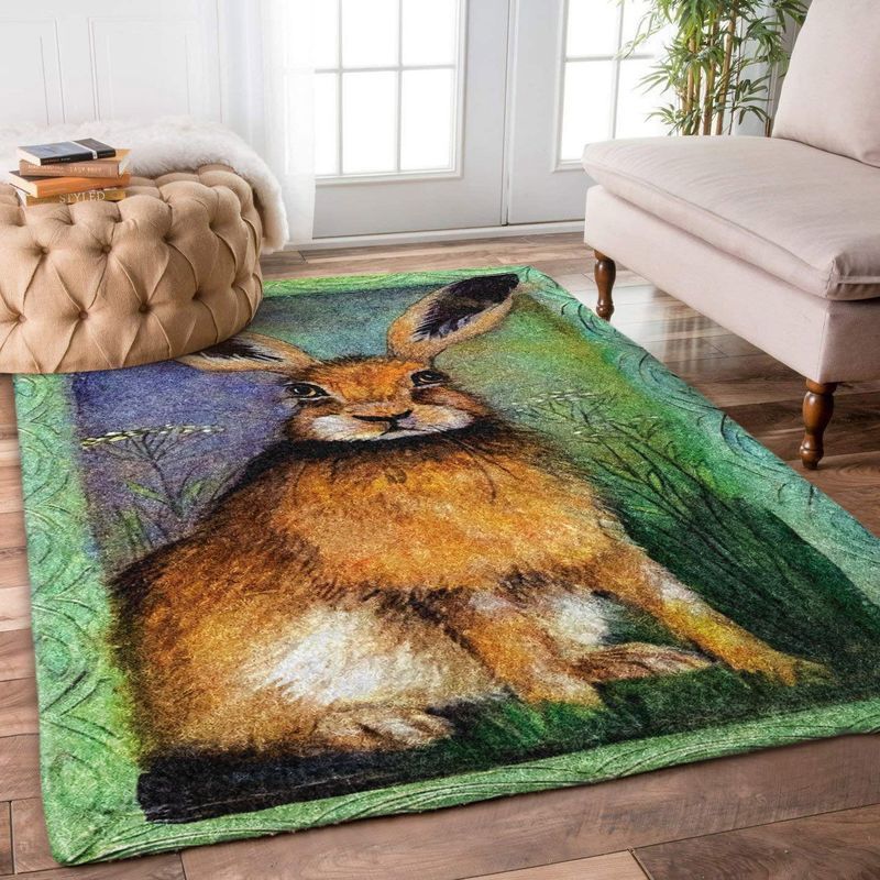 Rabbit 6 Area Rug Living Room Rug Home Decor Floor Decor Vh3