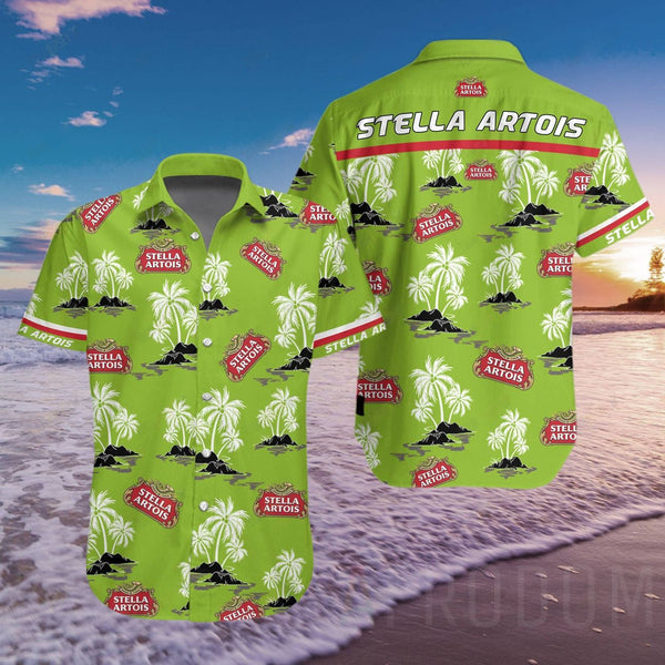 Tropical Stella Artois Hawaii Shirt Ha58199