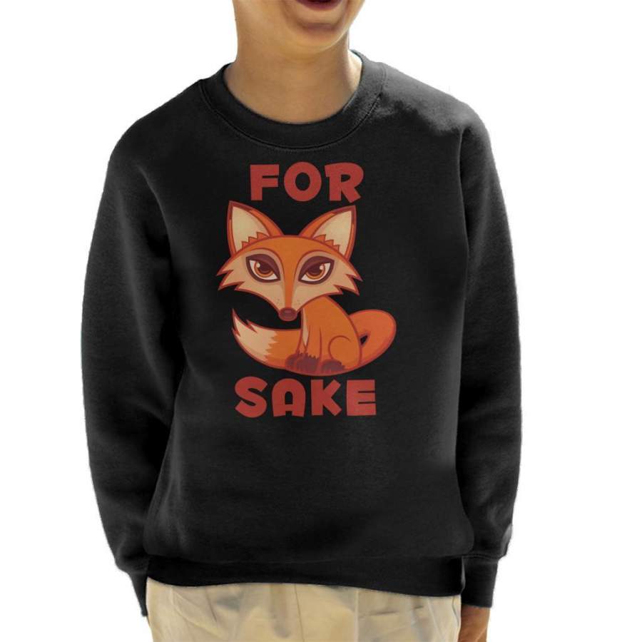 Cute For Fox Sake Kid’s Sweatshirt