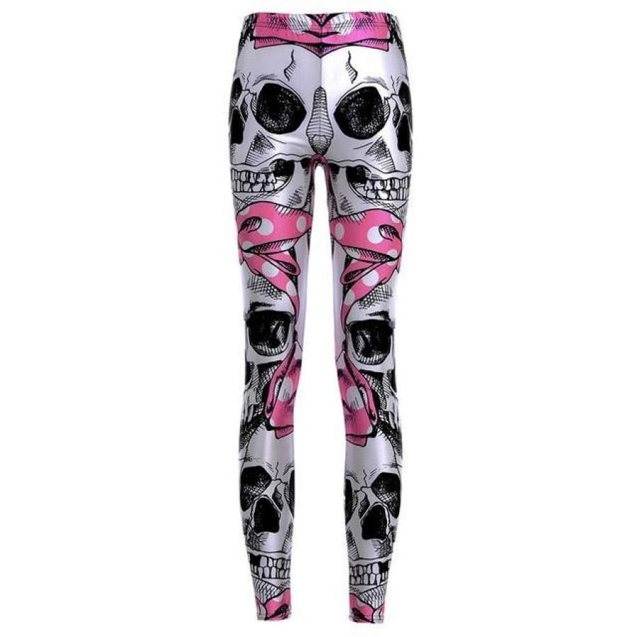 Candy Skull Fitness Leggings